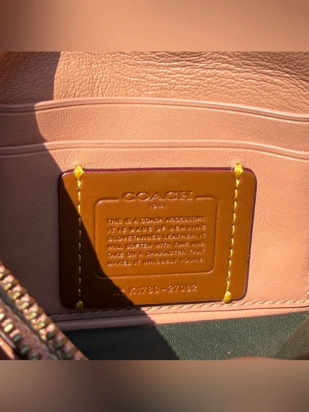 Coach 1941 Clutch With Floral Bow Print 27082 - Picture 12 of 12